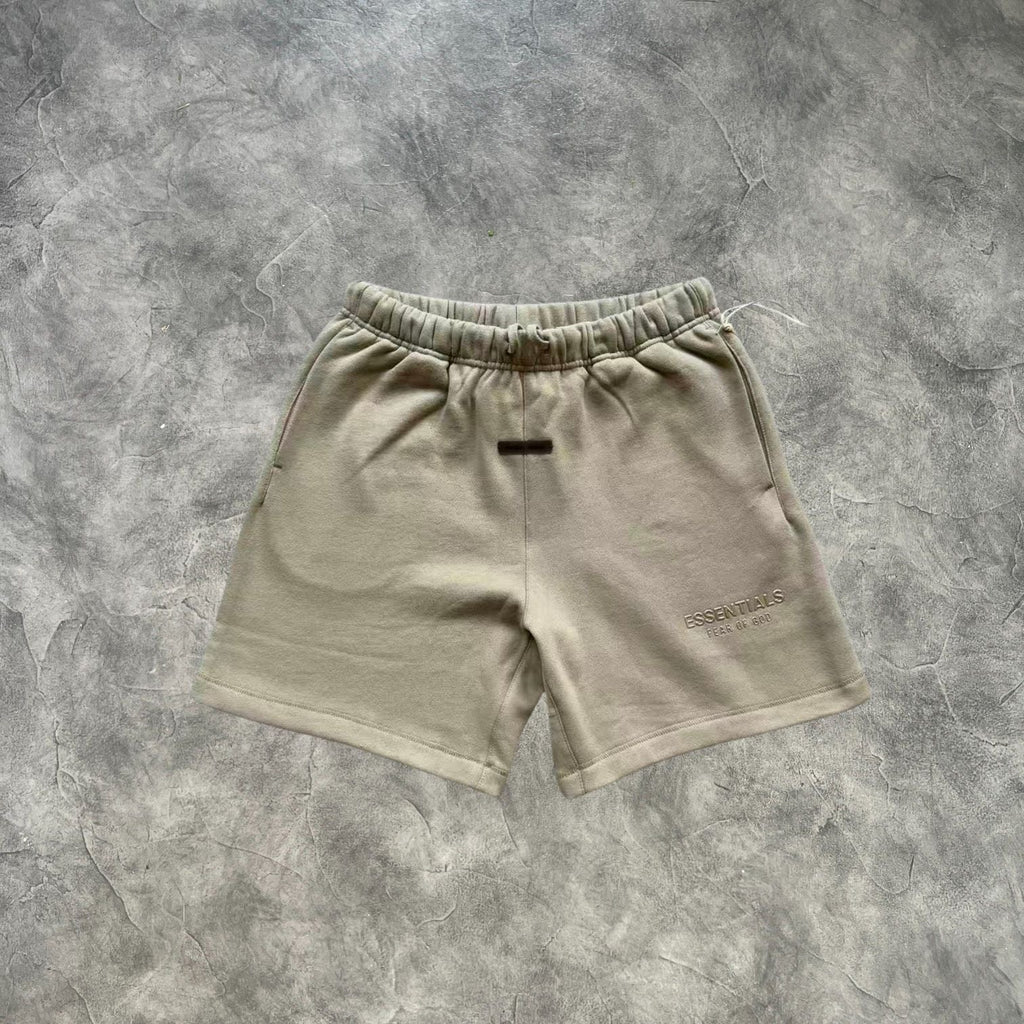 Essentials Fear Of God Basic Shorts Pewter