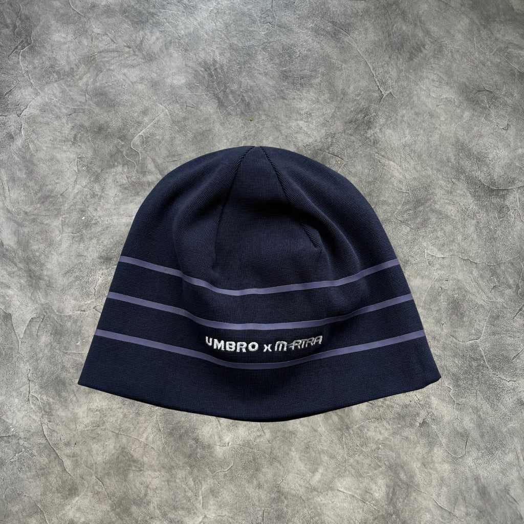 Mertra Warm Up Diamond Beanie Navy Blue