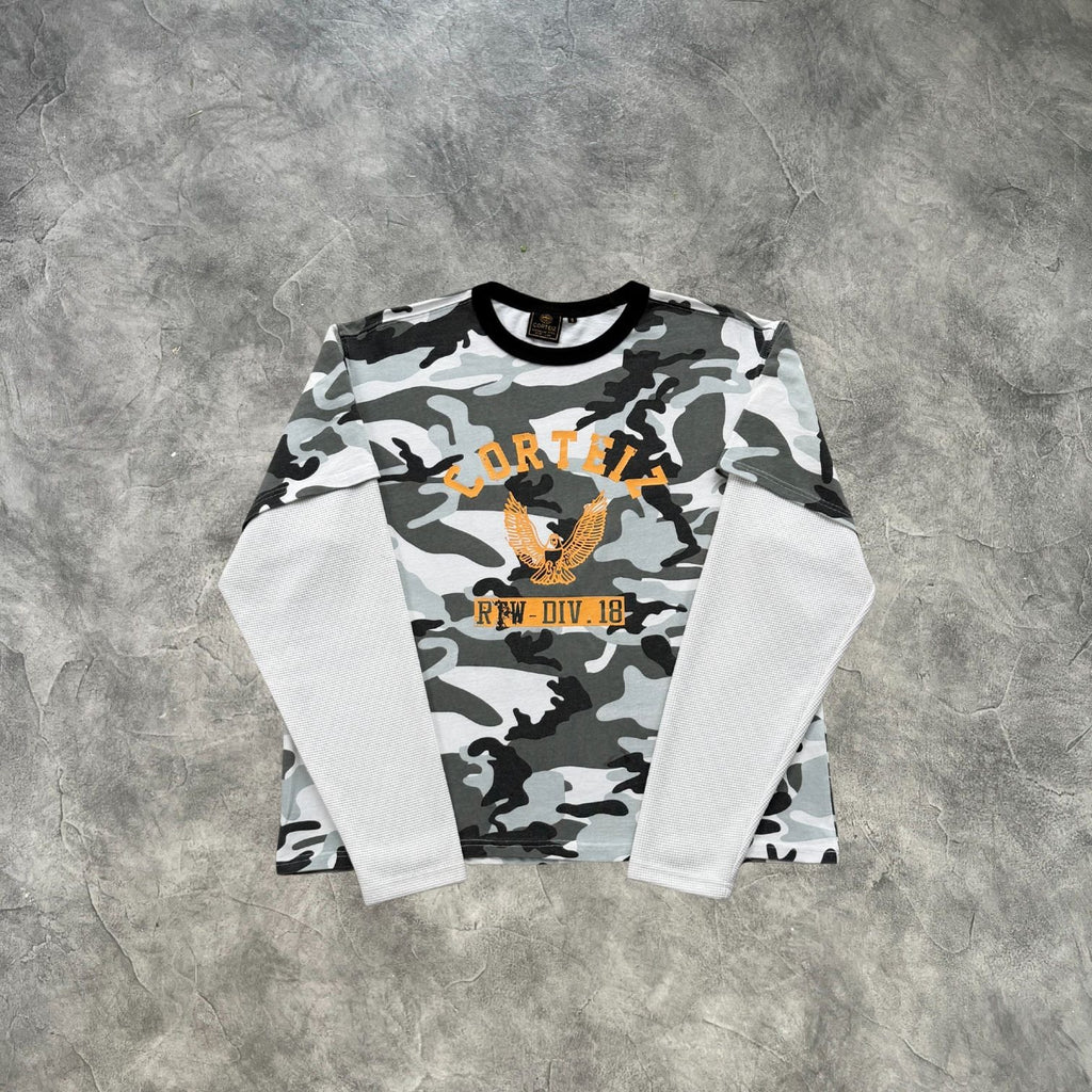 Corteiz Eagle Long Sleeves T-Shirt Camouflage
