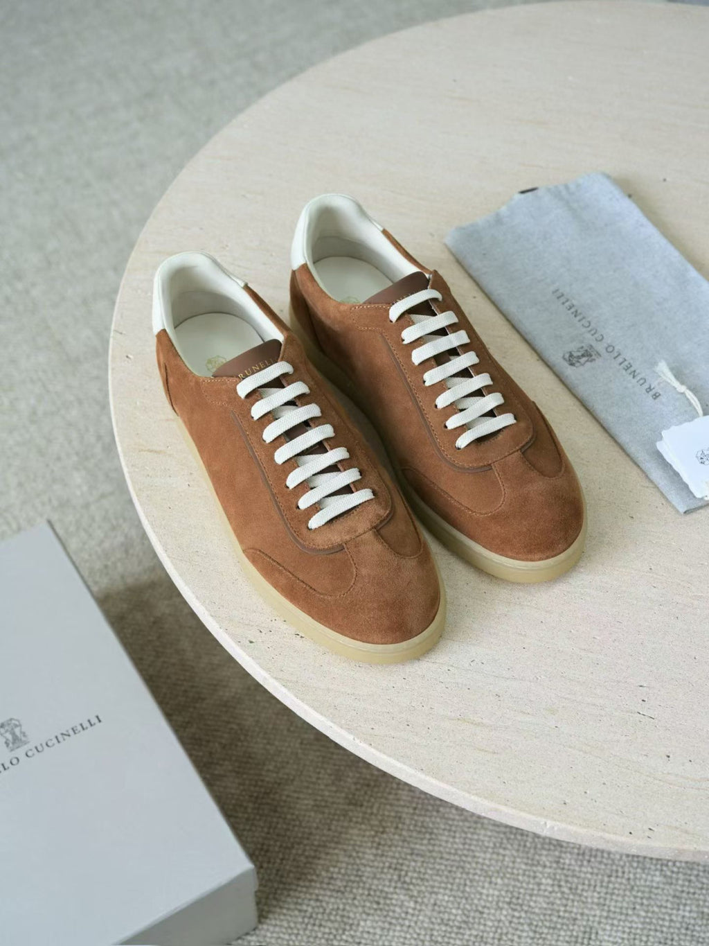 Brunello Cucinelli Top-quality Version Men's Suede sneakers #375407