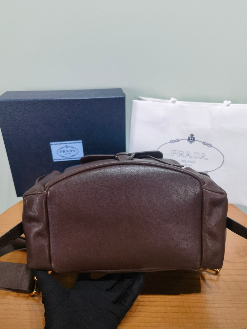 Prada Sienna Prada Explore Medium Nappa Leather Backpack #336806