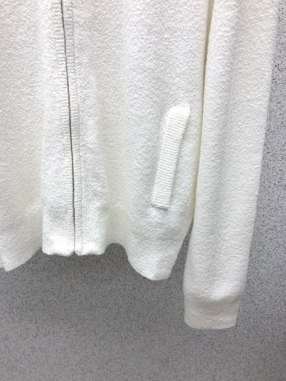 MiuMiu Women's Spring/Autumn Solid Color Zipper Loose Fit Cardigan Jacket #77848