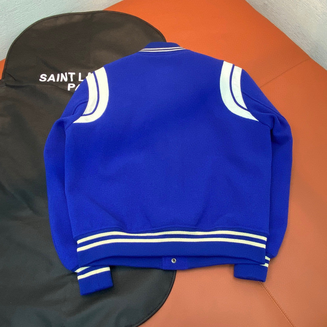 Saint Laurent Teddy Jacket In Wool Ngvp #691