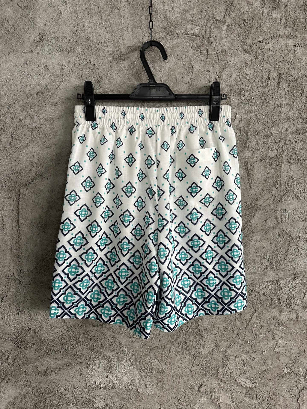 Casablanca Gradient Monogram Linen Shirt Shorts #337182