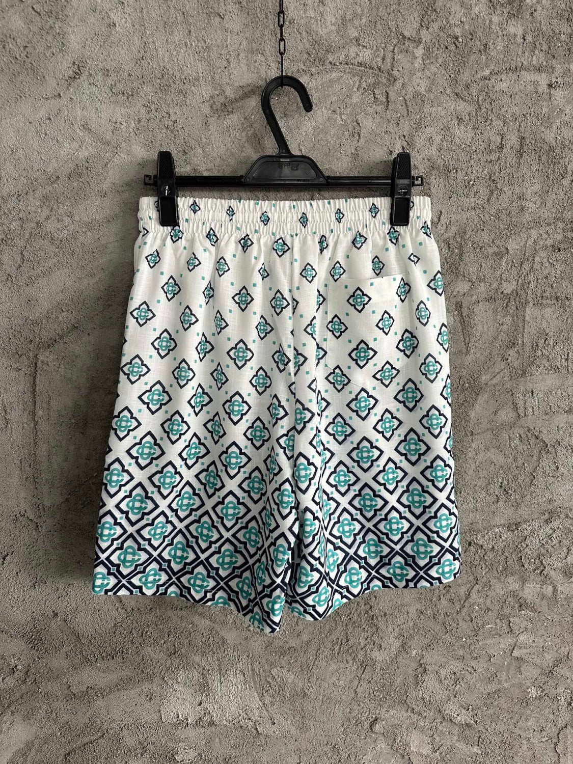 Casablanca Gradient Monogram Linen Shirt Shorts #337182