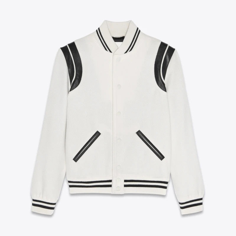 Saint Laurent Teddy Jacket In Wool Ngvp #691