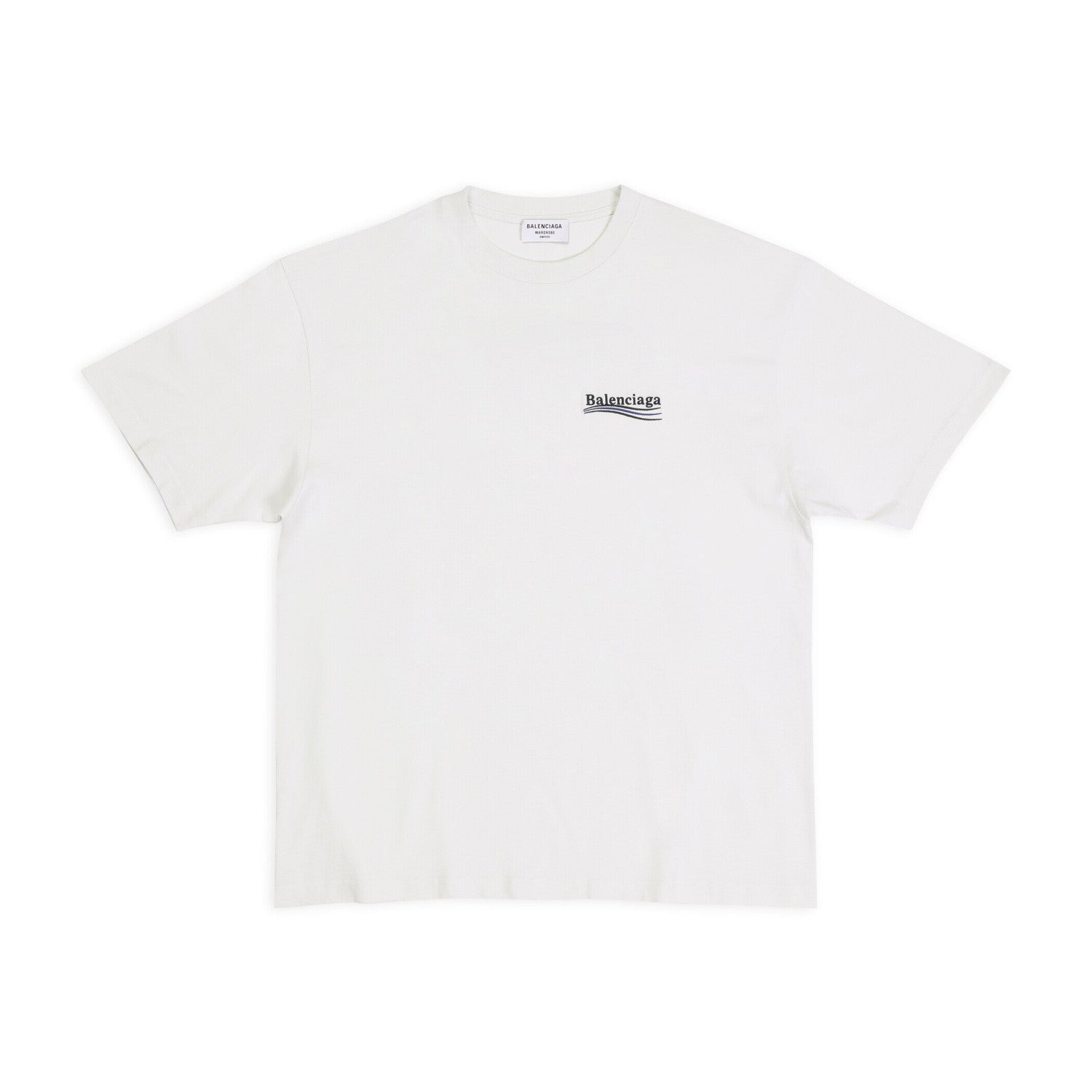 Balenciaga Men's Women's Summer Letter Printed Round Neck Solid Color Cotton Loose Short Sleeve T-Shirt #71584