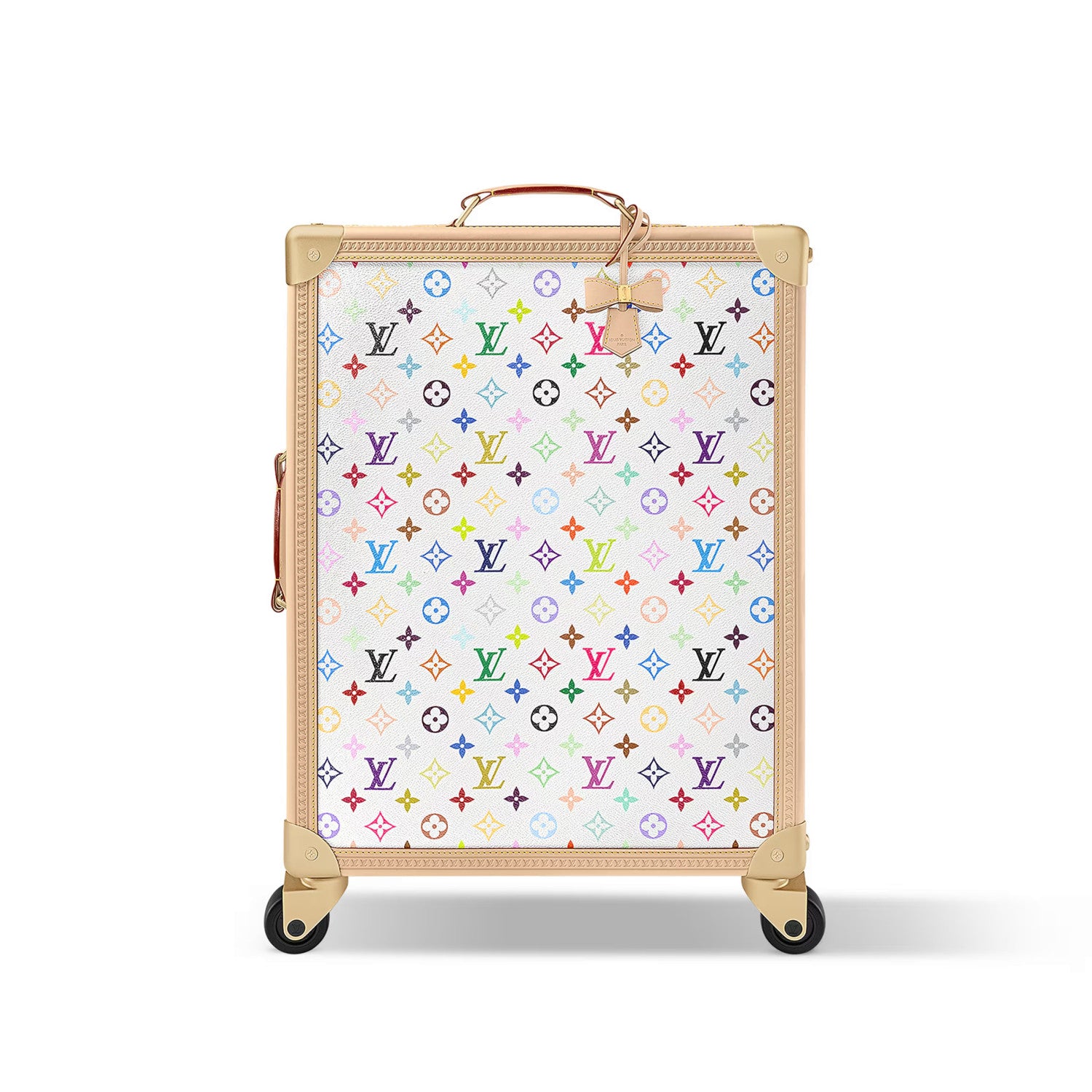 Louis Vuitton Rolling Trunk Men's and Women's Alphabet Logo Printed Solid Color Leather Trolley Case Luggage Bag Bags #76154