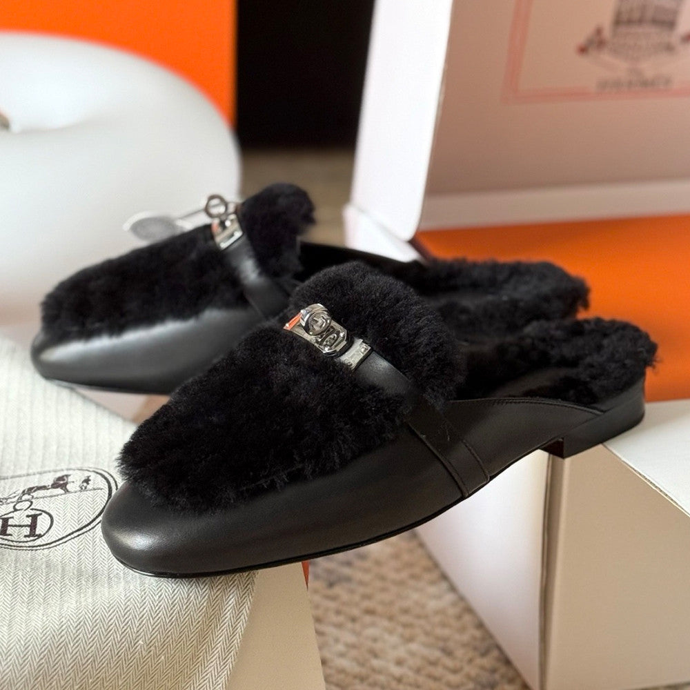Hermes Oz mule Beige #334029