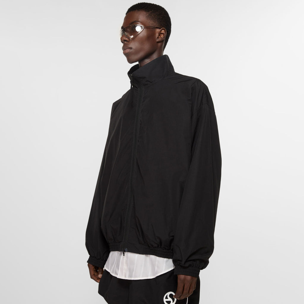 Acne Studios Men's And Women's Fashion Casual High-neck Zipper Embroidered Logo Long-sleeve Trench Coat Jacket #78512