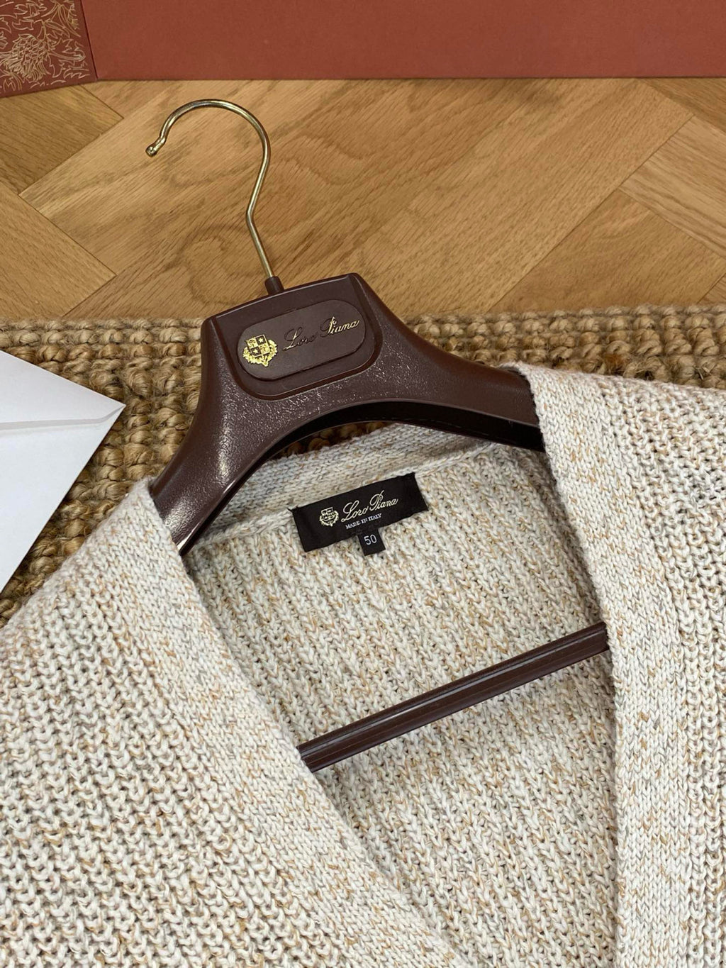 Loro Piana Meina Men's Cardigan Cotton V-neck Fashion Temperament Single-breasted Knitted Cardigan Fall And Winter Casual Comfortable Knitwear Ngvp #2482