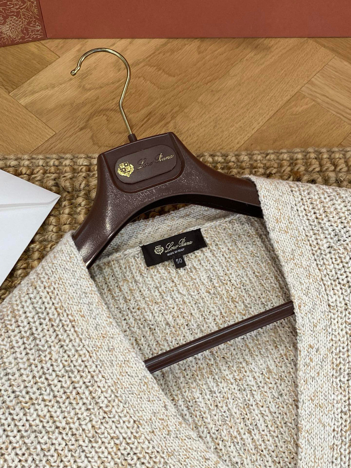Loro Piana Meina Men's Cardigan Cotton V-neck Fashion Temperament Single-breasted Knitted Cardigan Fall And Winter Casual Comfortable Knitwear Ngvp #2482
