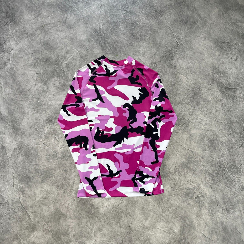 Corteiz Evil Compression Top Pink Camouflage