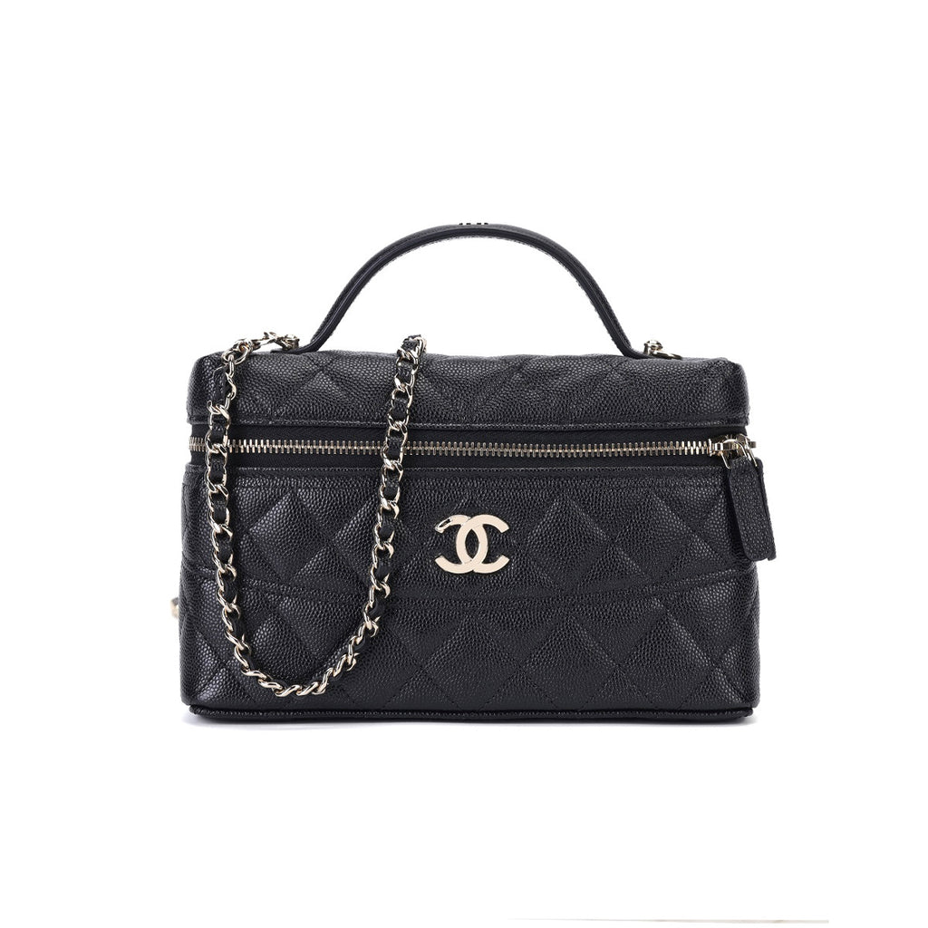 Chanel Women's Solid Color Chain Shoulder Strap Lambskin Shoulder Tote Cosmetic Bag Bags #76486