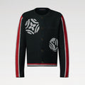 Louis Vuitton Men's x Spring/Fall/Winter Embroidered Knit Cotton Crew Neck Single- Breasted Cardigan Jacket #81596