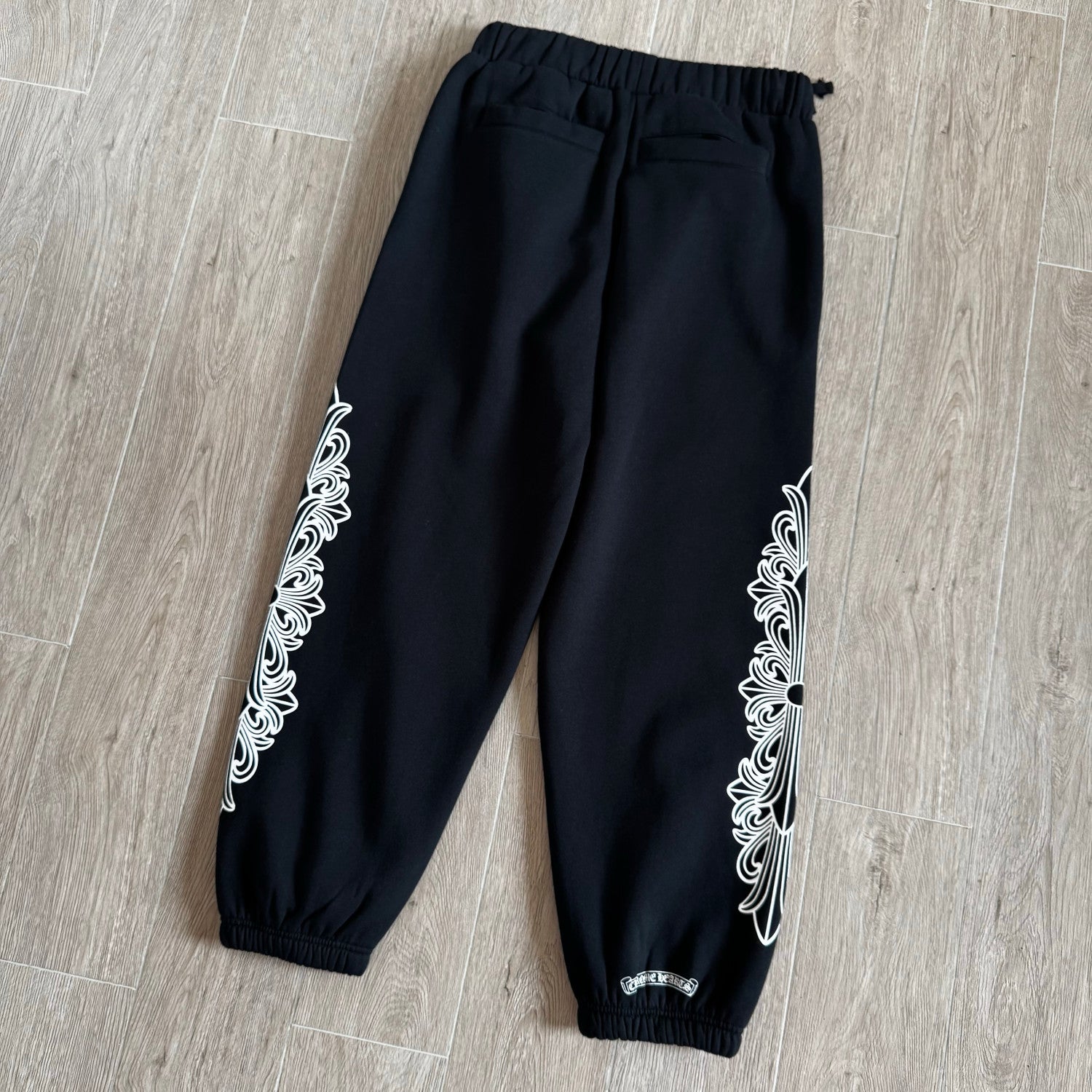 Chrome Hearts Side Floral Leg Pattern Hooded Sweatshirt Pants #375724