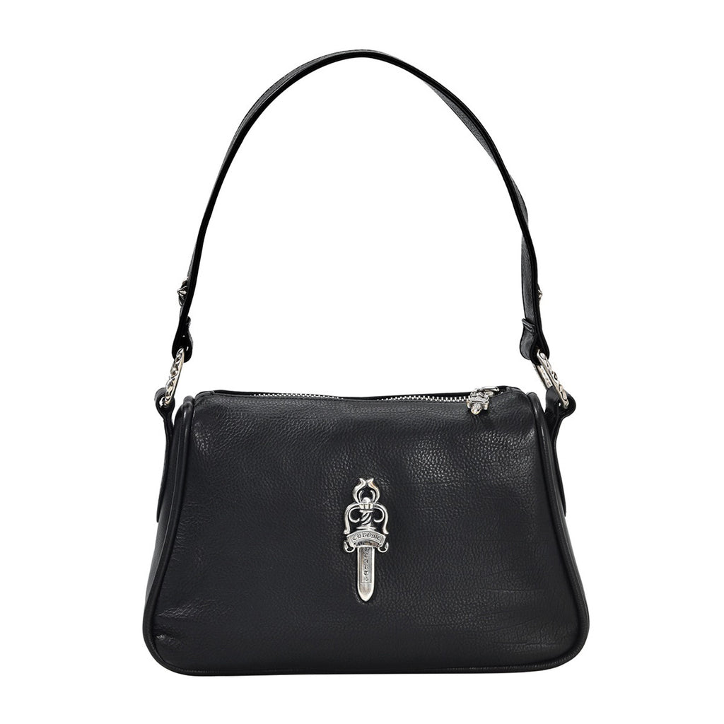 Chrome Hearts Women's Fashion Classic Leather Sword Jacquard 925 Sterling Silver Jewelry Solid Color Underarm Bag Small Handbag Bags K680 #81574