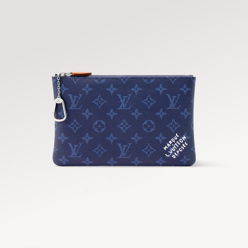 LOUIS VUITTON Medium Key Wallet Monogram Heritage Canvas Chain Hook Zipper Mini Wallet Bag Bags  Key Pouch M27109 #82262A