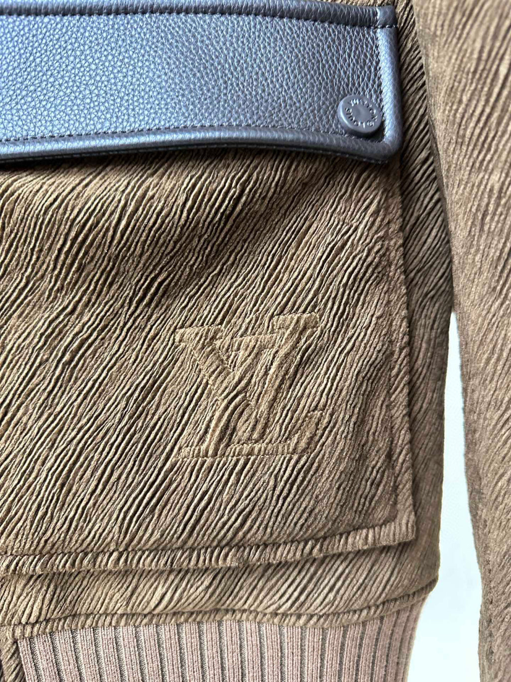 Louis Vuitton Mix Leather Blouson Jacket #96816