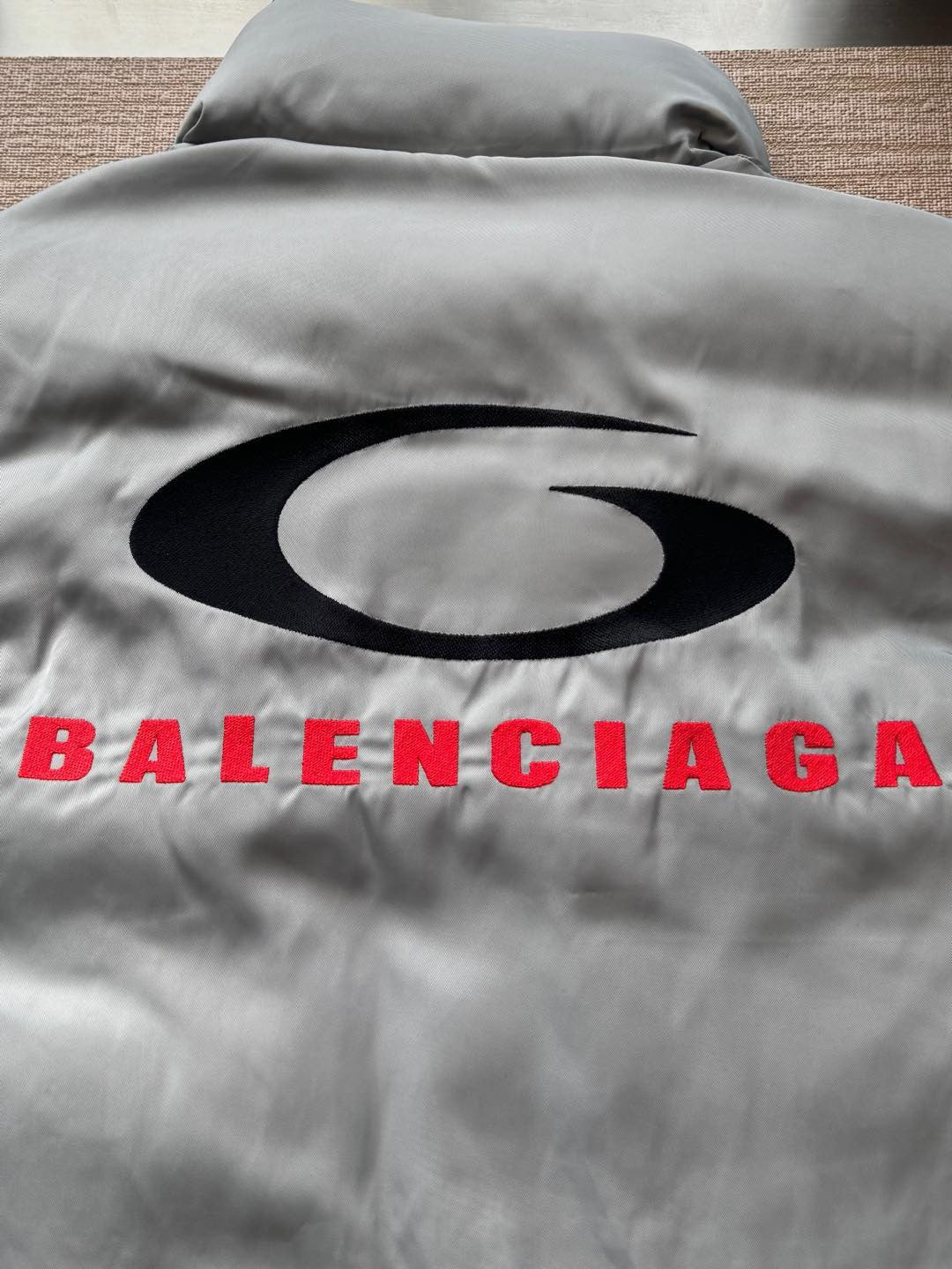 Balenciaga 25FW Men'S And Women'S Double-Sided Embroidered Cotton Clothing Coat Jacket #333182