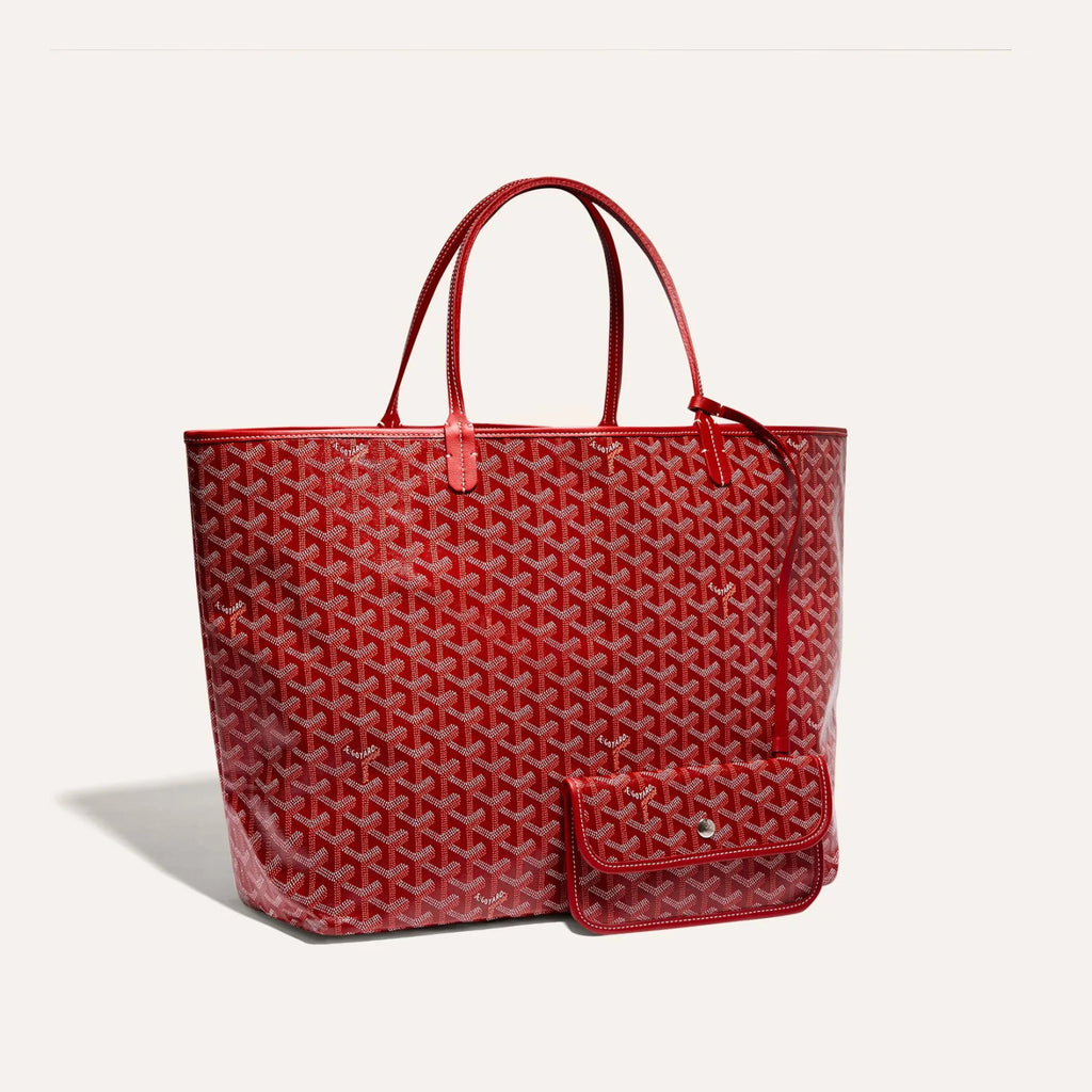 GOYARD Men's Women Saint Louis Handbag Y Full Print Casual Mother Bag Leather Shoulder Bag Tote Bags #77387