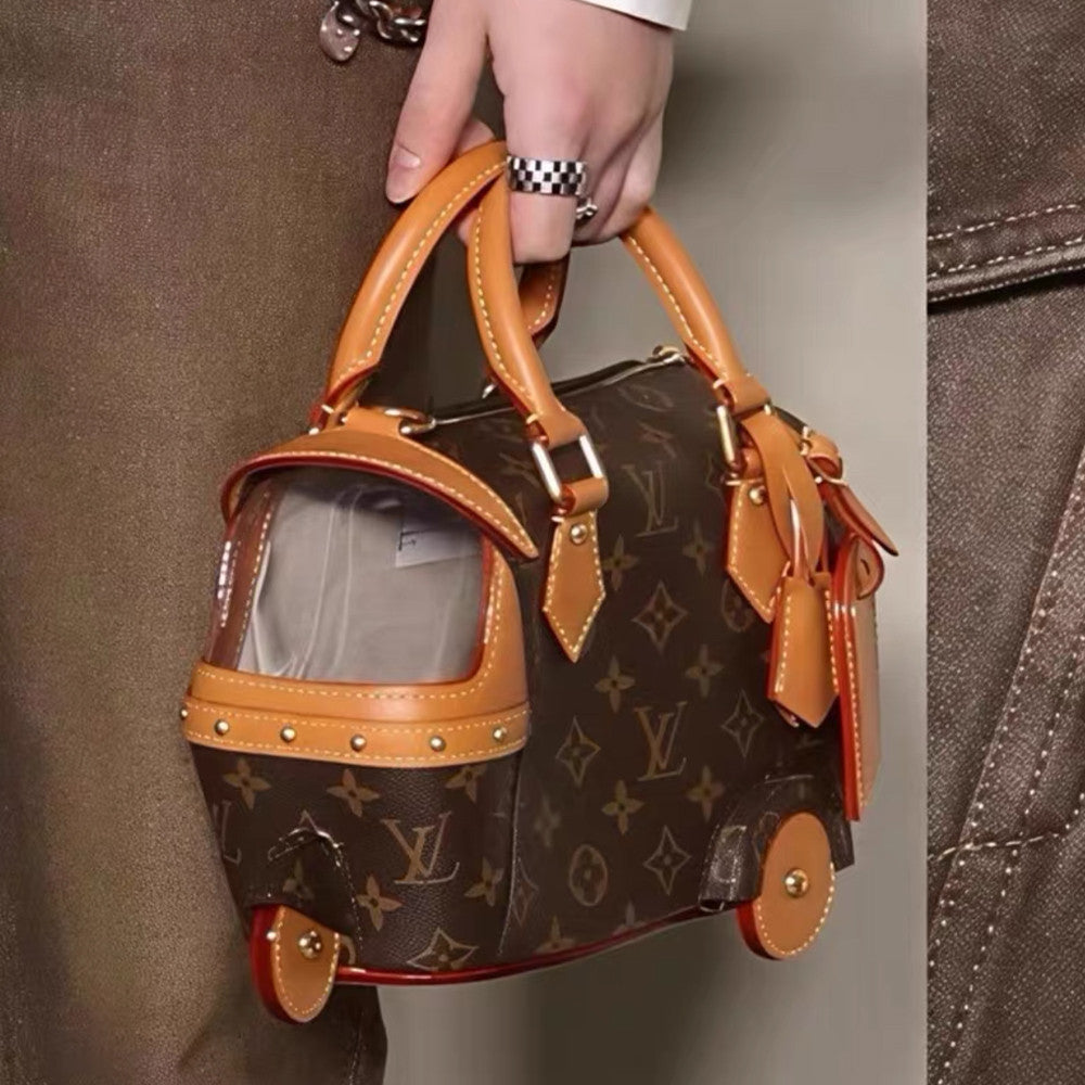 Louis Vuitton Rickshaw Mini Handbag Men's Wallet Monogram Canvas With Leather Trim journey To Darjeeling Clutch Bag Bags #196932