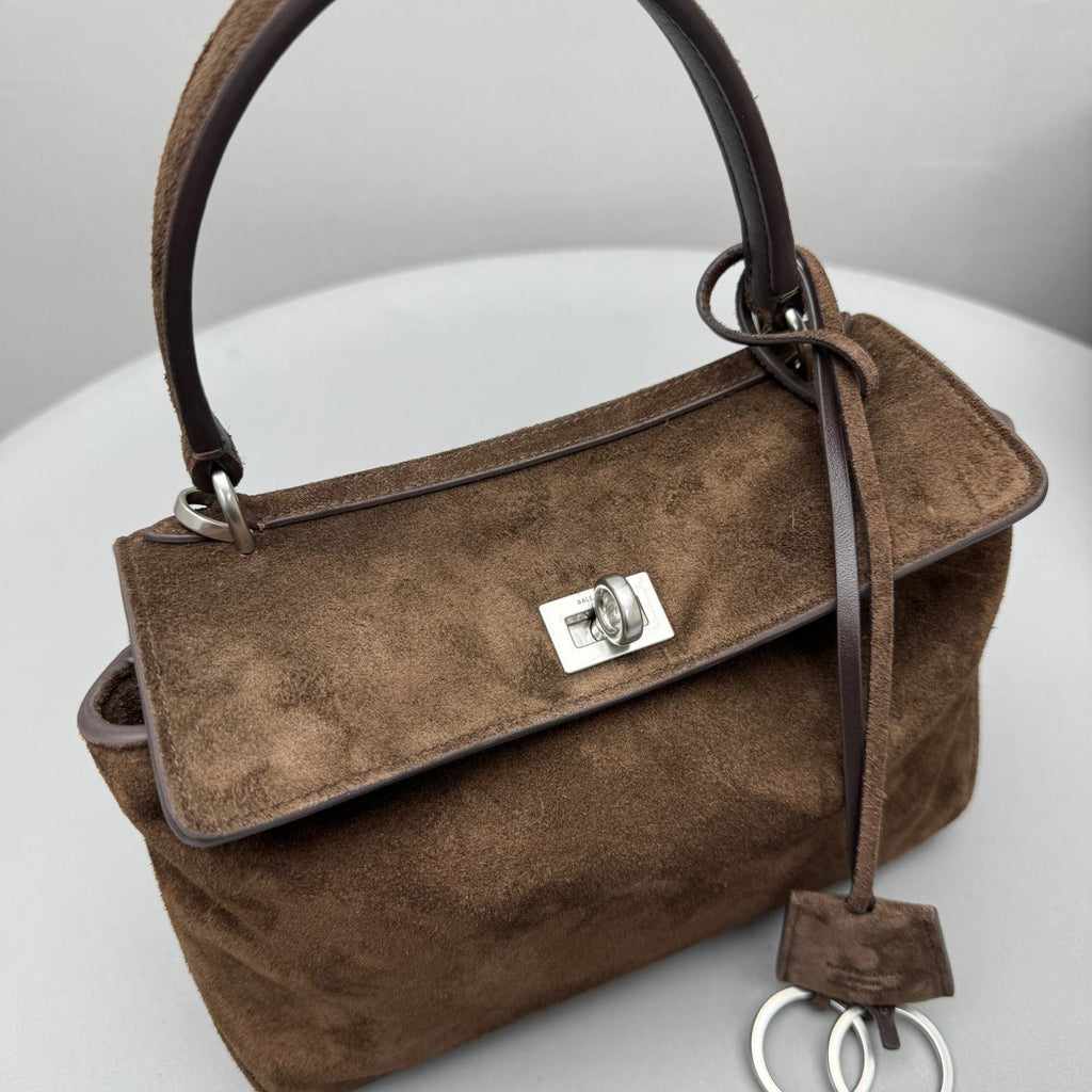 Balenciaga RODEO Women's Fashion Classic Solid Color Suede Tote Bag Small Medium Large Handbag Tote Bag Bags #78954  7897722AB4G2308