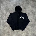 Corteiz College Arch Zip-Up Tracksuit Black