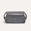 GOYARD Bowling 25 Men's and Women's Y-shaped Old-fashioned Full-print Zipper Leather Handbag Makeup Bag Bags #77132