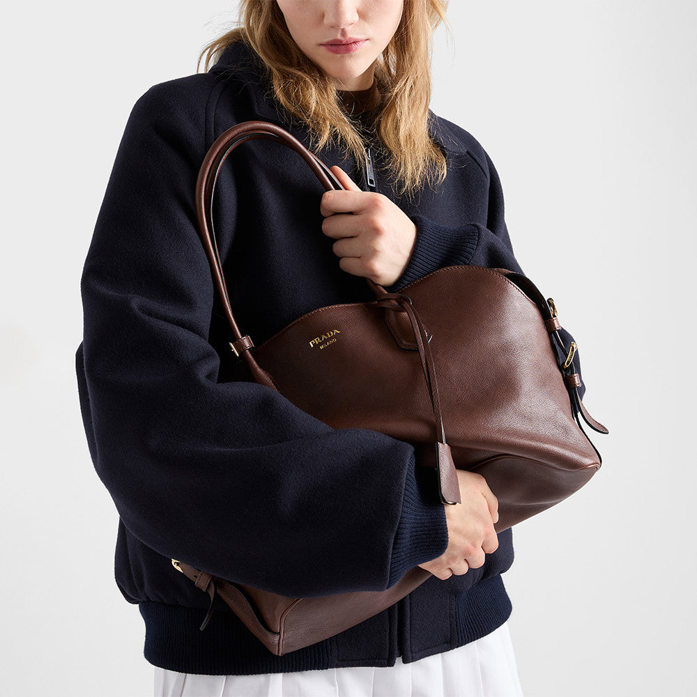 Prada Women's Spring/summer Brown Handbag Stylish Elegant And Classic Tote Bag Bags 1BG6002HFQVOOOF0LU3 #84322A