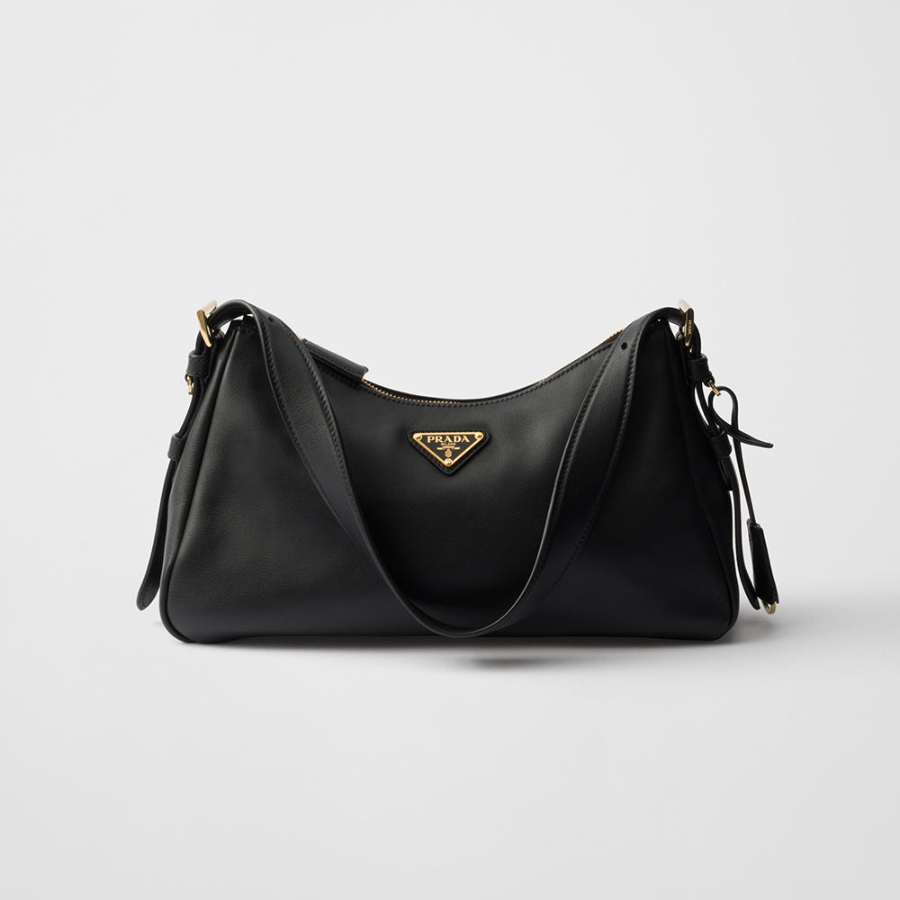 Prada Aimée Large Leather Shoulder Bag 1BC228 #334397