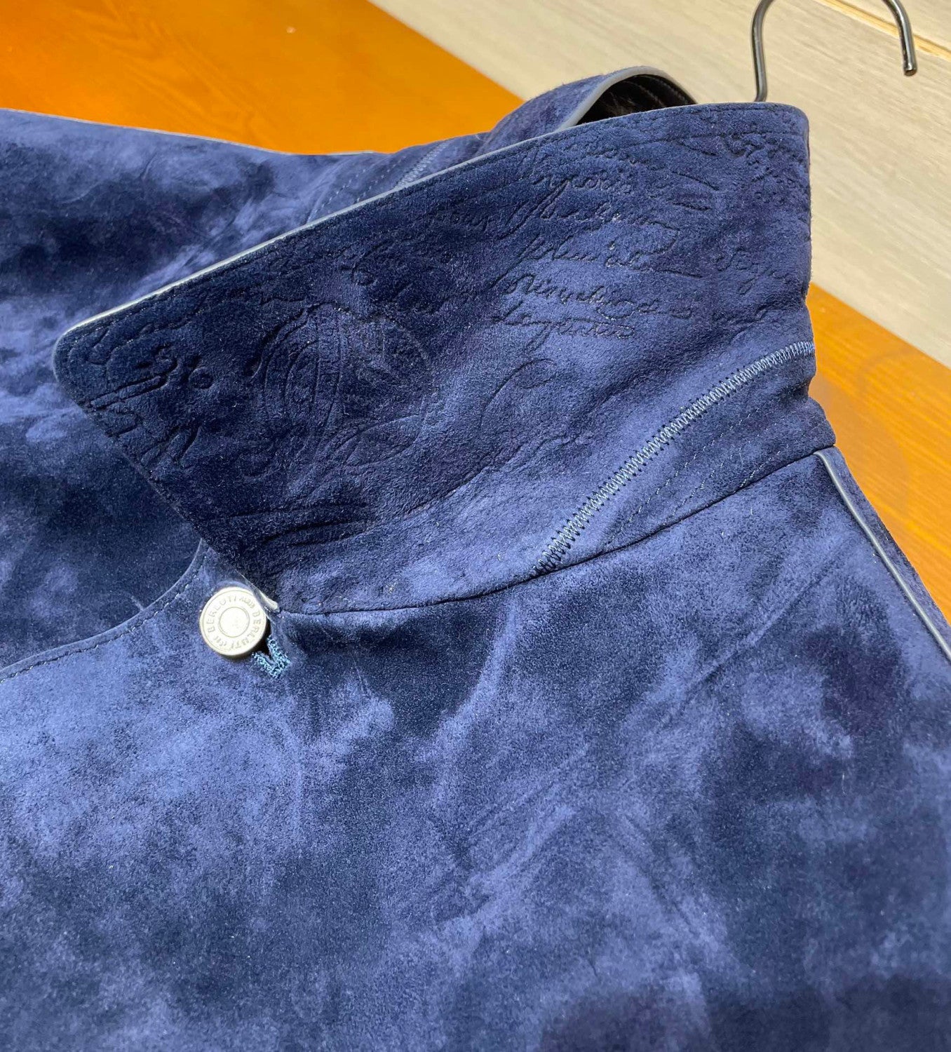 Berluti Suede Leather Jacket Ngvp #6519