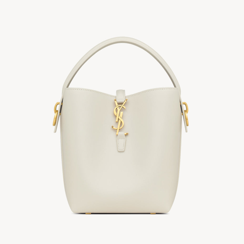 Saint Laurent Women's LE 37 Logo Hook Buckle mini Small Glossy Solid Color Bucket Bag Suede Leather Handbags Casual Bags 7490362R20W9207 #81334