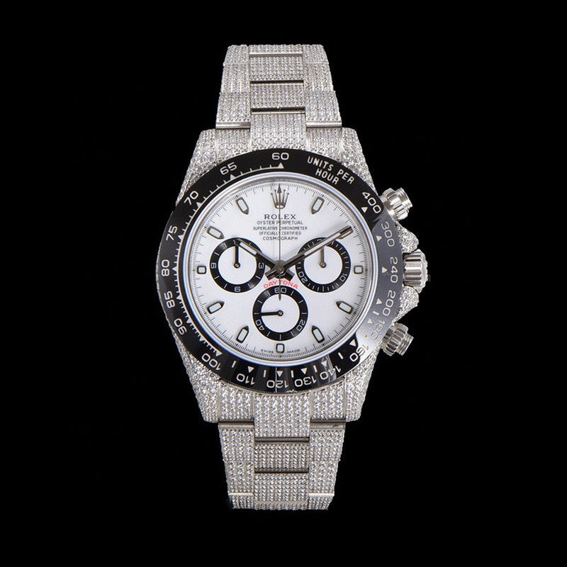 Rolex Cosmograph Stainless Steel and Diamonds Mechanical Watch #97786