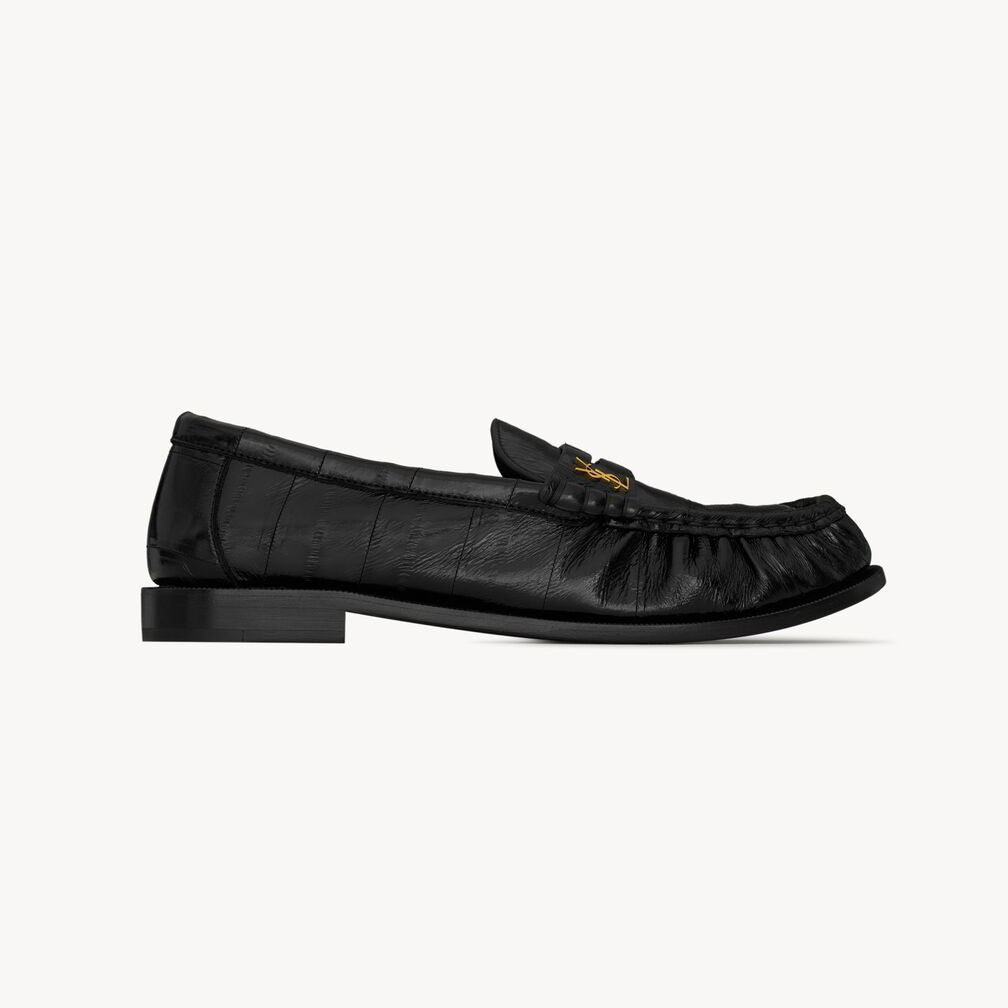 Saint Laurent Women's Autumn/Winter Fashion Casual Sheepskin Suede Round Toe Slip On Flat Loafers Casual Shoes #78376