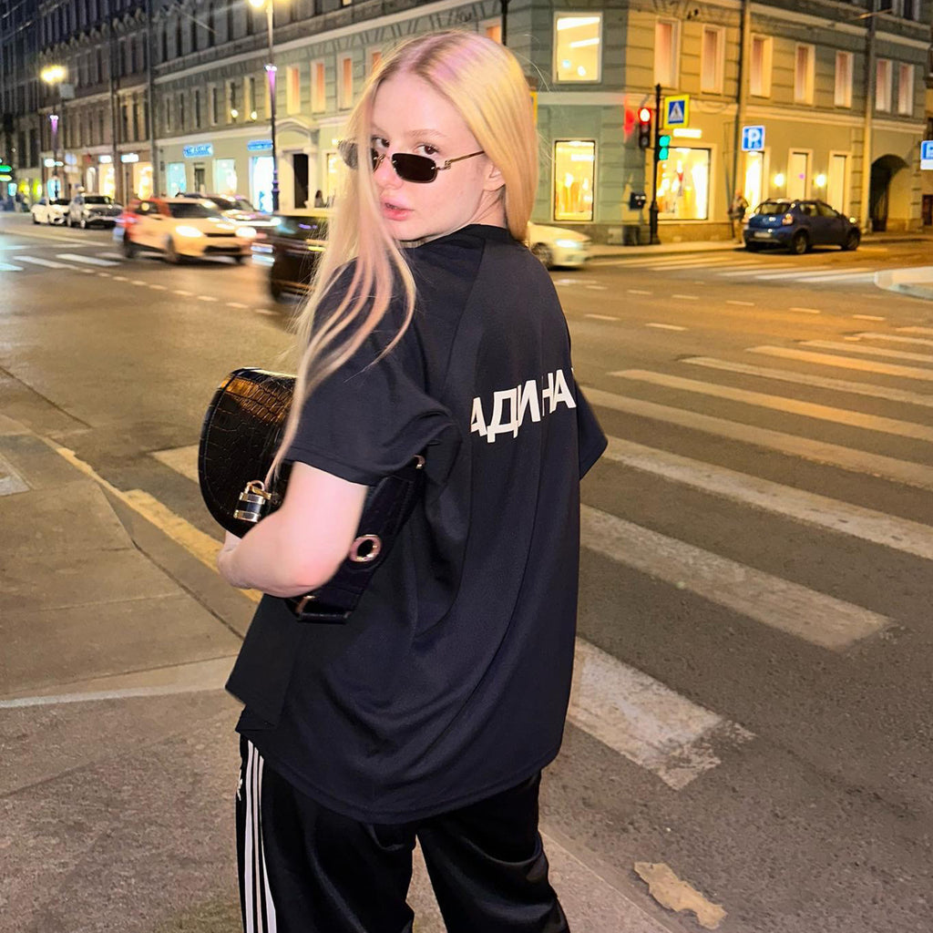 Yeezy X Gosha Men's Spring Summer Kanye Russian Black High Street Trend Round Neck Short Sleeve Top Mesh Quick Dry T-shirt Ngvp #1872