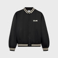 Celine Men's Spring/Fall Logo Single-Breasted Solid-Color Striped Collar Casual Loose-Fit Baseball Jacket Long-Sleeve Cotton Jacket #81534