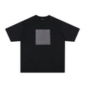 Balenciaga Men's And Women's Summer Retro Print Washed Old Loose Short Sleeved Black T-shirt Ngvp #8466