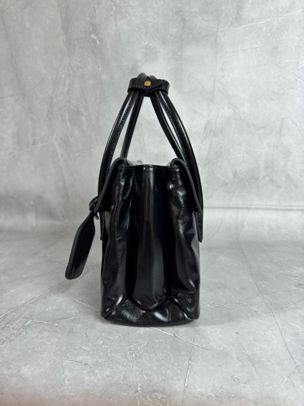MiuMiu Jang Won-young Leather Double-sided flap Vintage handbag Shoulder bag bags #194095