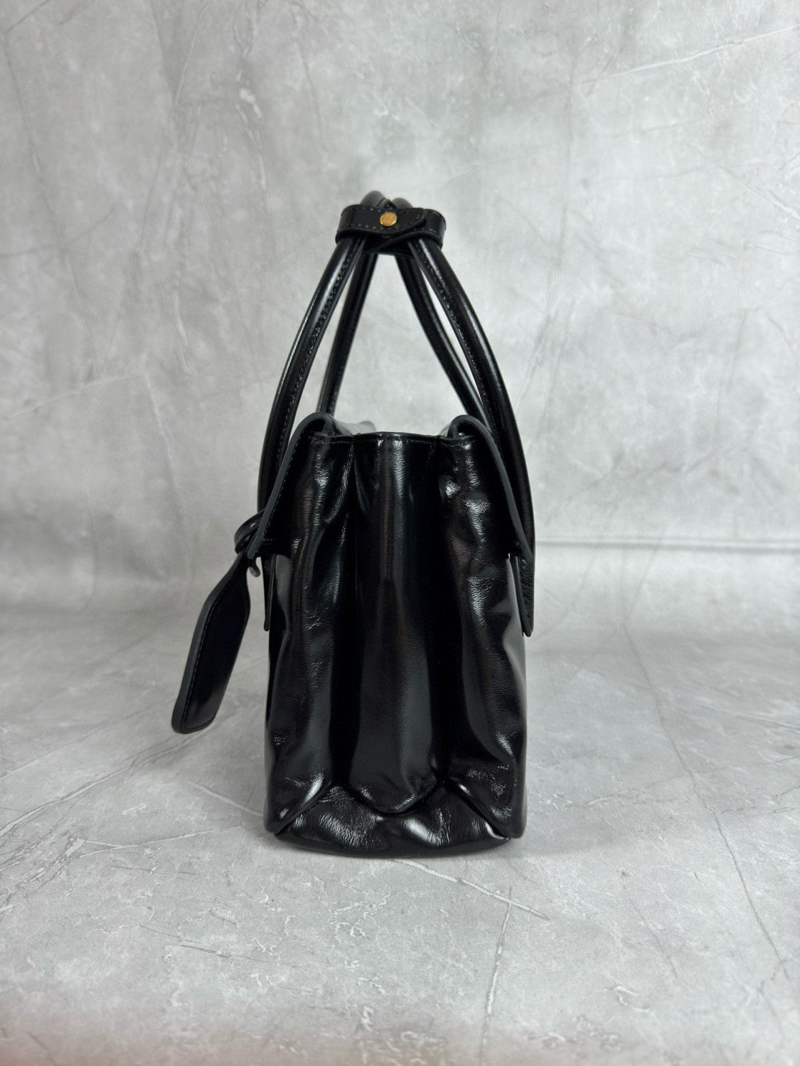 MiuMiu Jang Won-young Leather Double-sided flap Vintage handbag Shoulder bag bags #194095