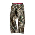 Carhartt WIP Men's Spring And Autumn Tree Branch Camouflage Vintage High Street Pocket Workwear Pants Straight Leg Pants Ngvp #8611
