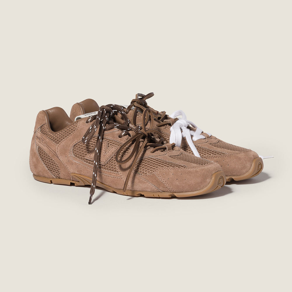 MiuMiu New Balance X MiuMiu 530 Sl Suede And Mesh Sneakers #384881