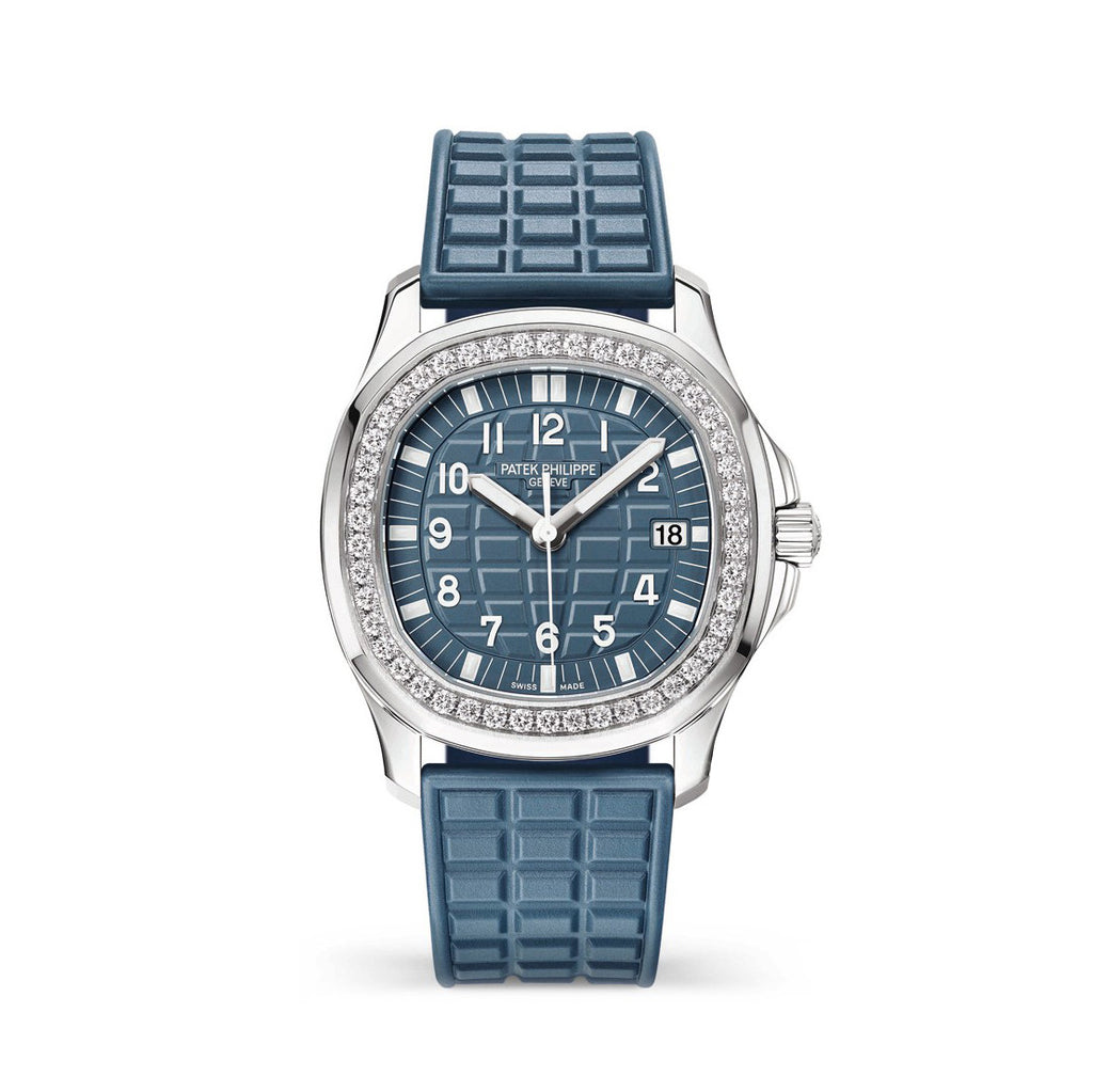 Patek Philippe Women's Quartz 100M Water Resistant Solid Color Dial Rubber Strap Watch #75754
