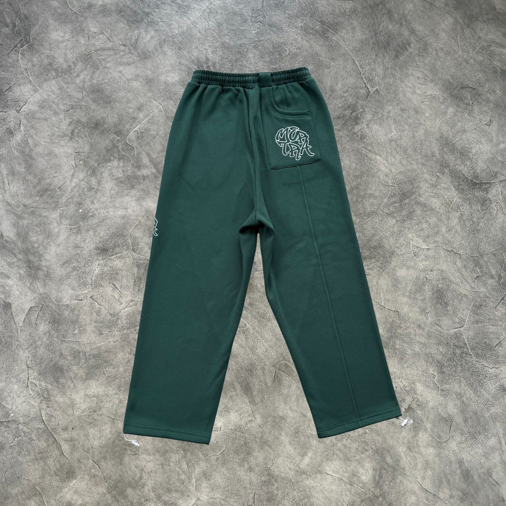 Mertra Colorblock Sports Tracksuit Green
