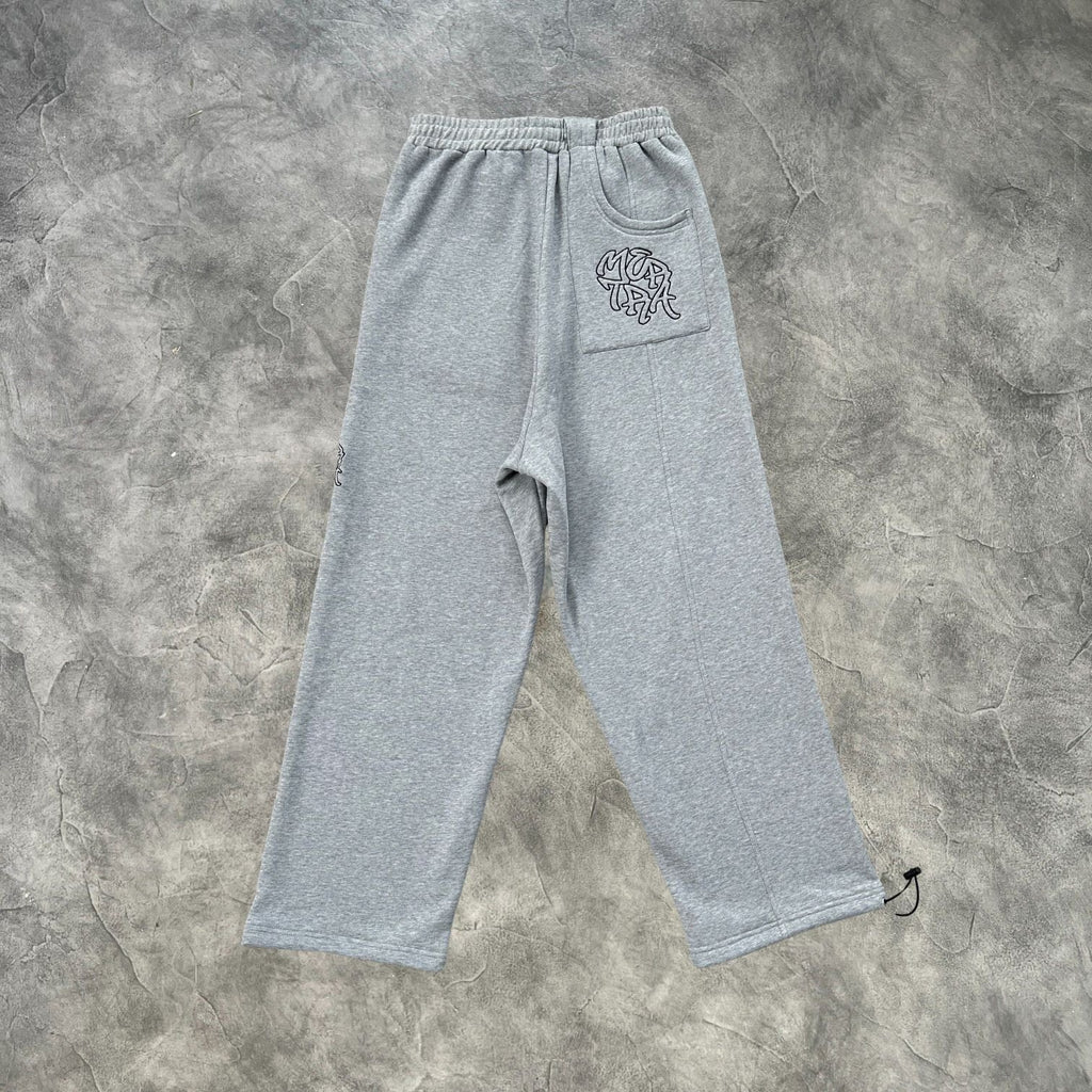 Mertra Colorblock Sports Tracksuit Grey