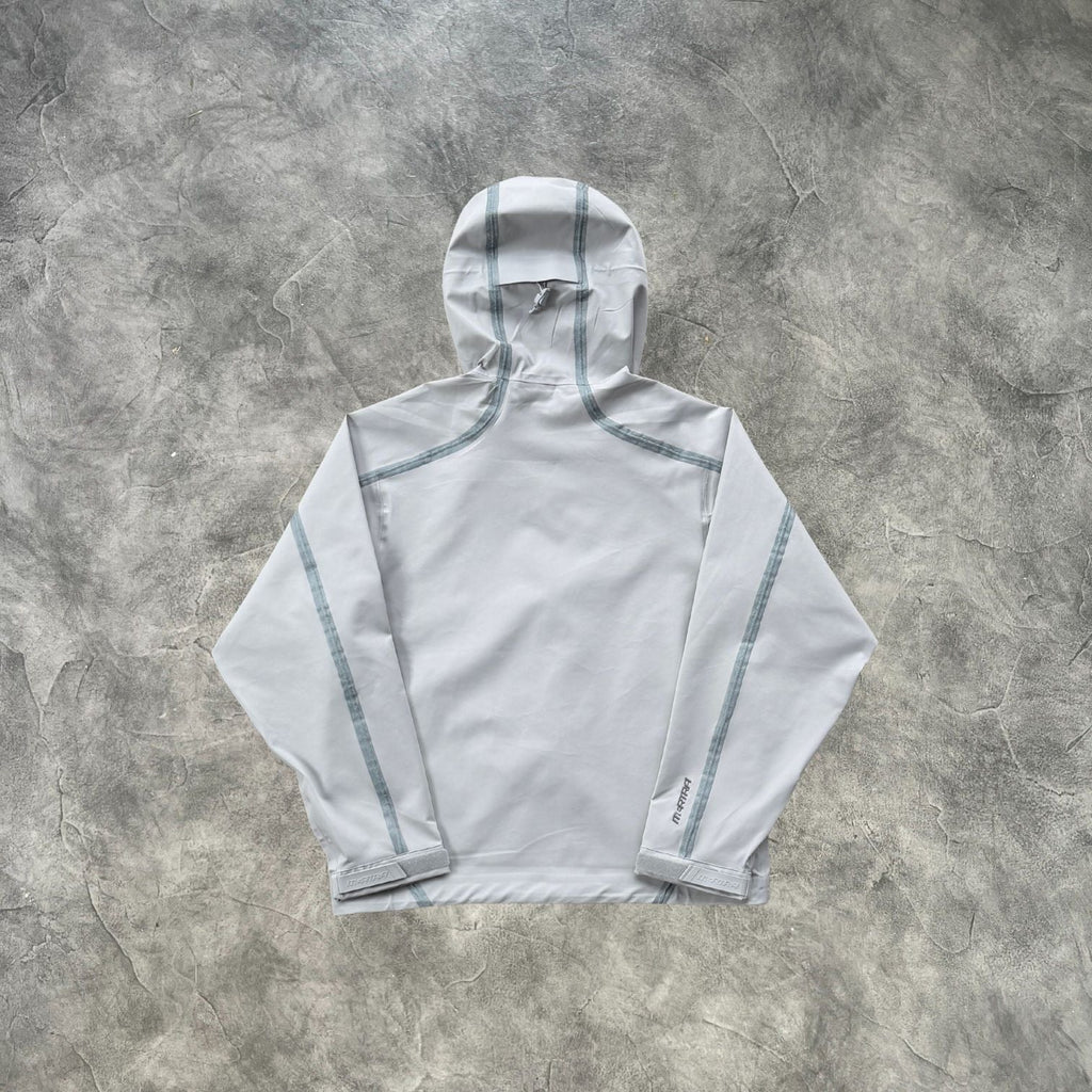 Mertra Fluorescent Striped Jacket Grey