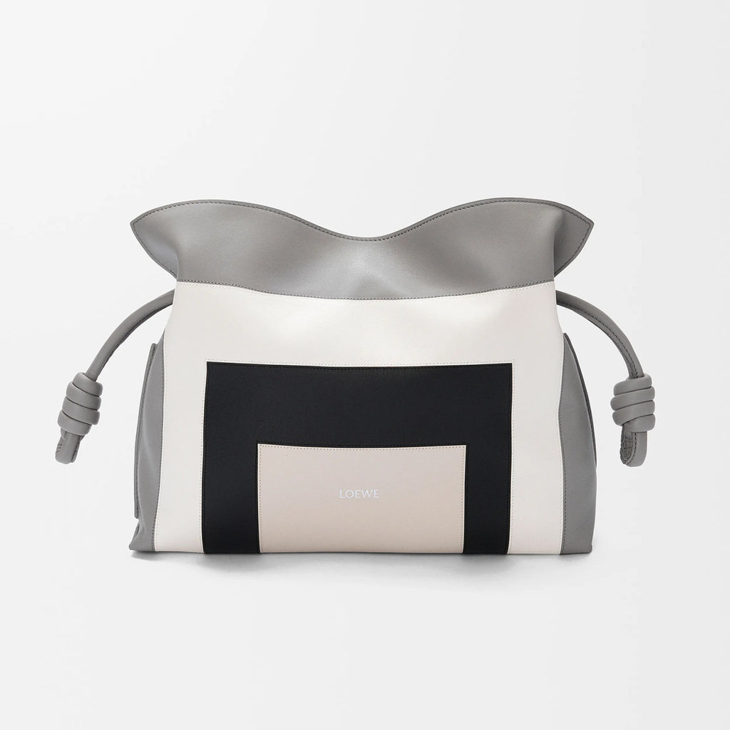 Loewe Medium Napa Leather Flamenco Clutch Loewe X Josef And Anni Albers Collection Fashion-forward Soft-leather Crossbody Bag Lady #195465