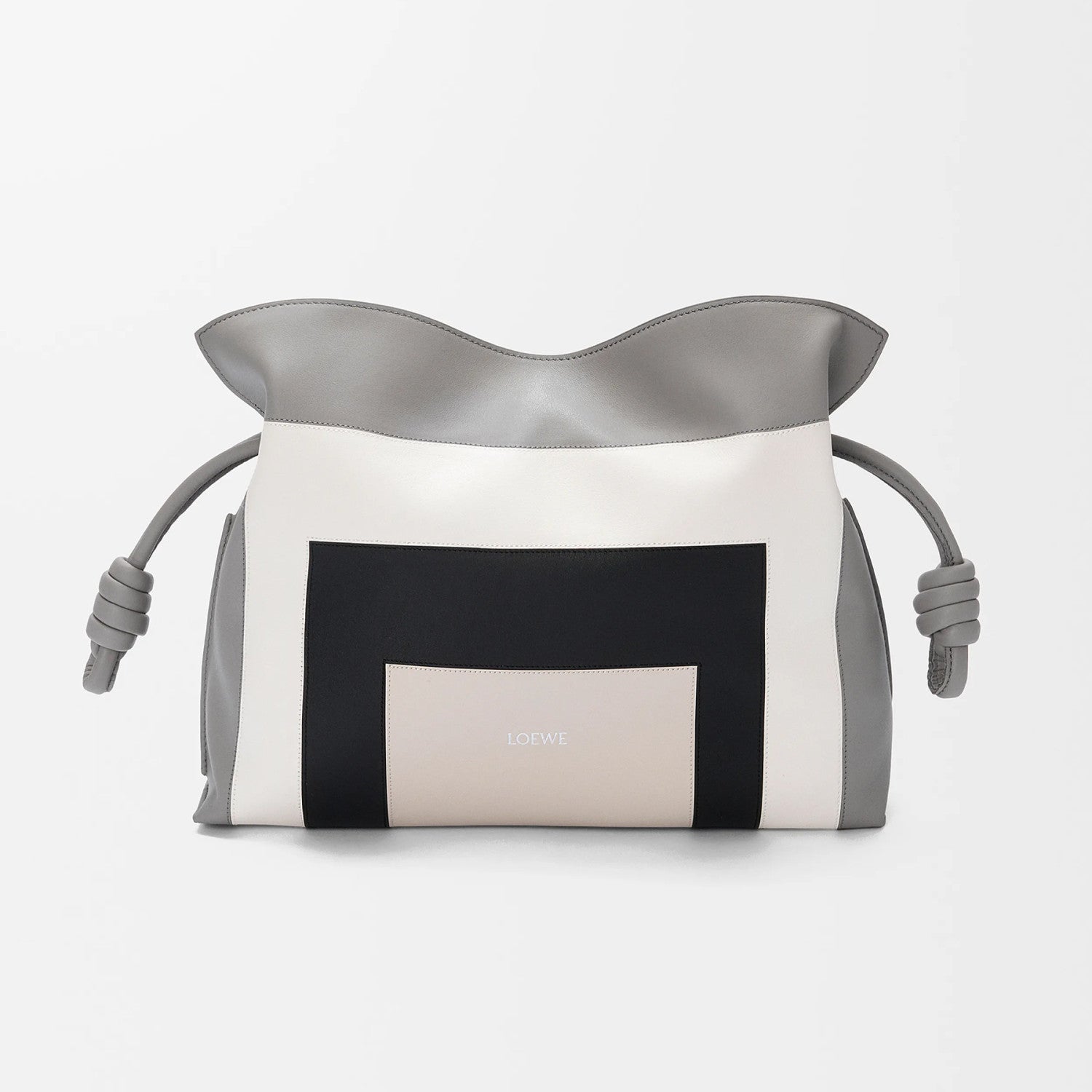Loewe Medium Napa Leather Flamenco Clutch Loewe X Josef And Anni Albers Collection Fashion-forward Soft-leather Crossbody Bag Lady #195465