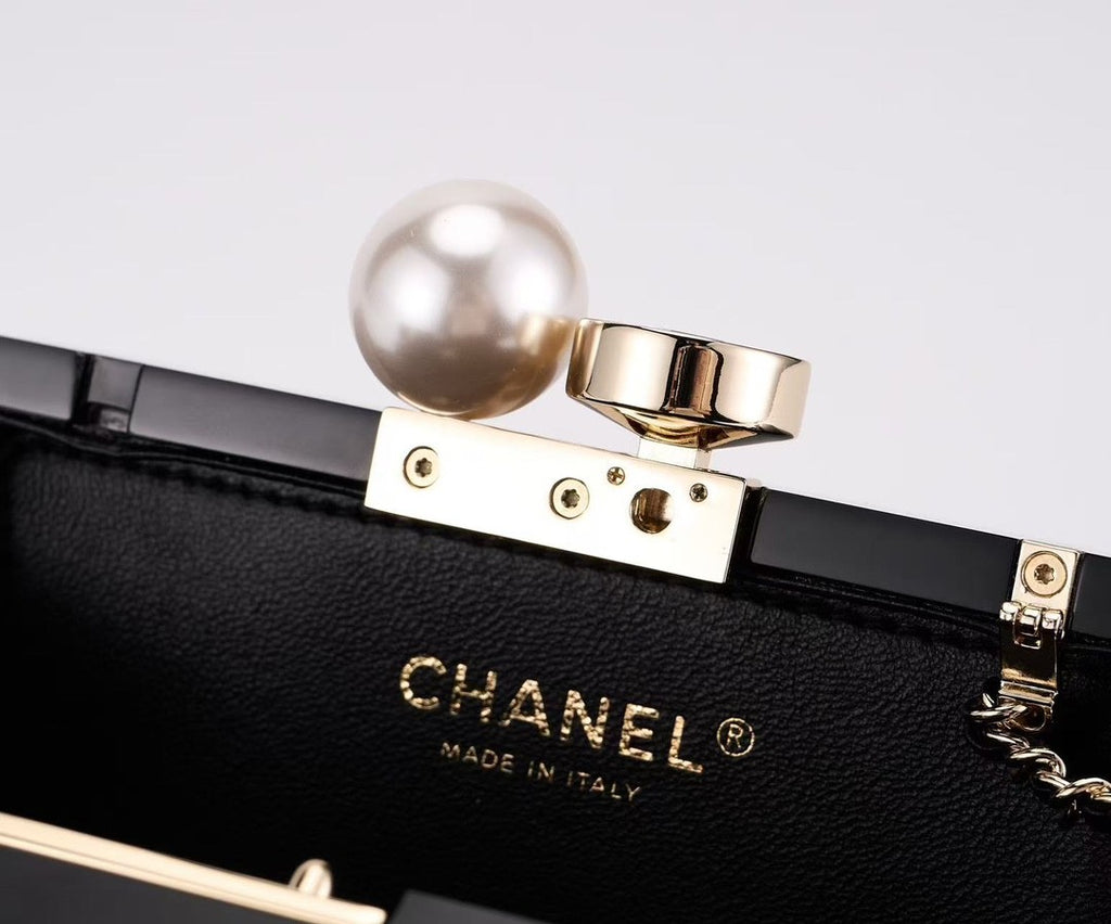Chanel Women's Logo Diamond Box-Style Handbag Fashion Solid-Color Shoulder Bag Evening Clutch Bag Bags AS5874-B22465-U4633 #81559