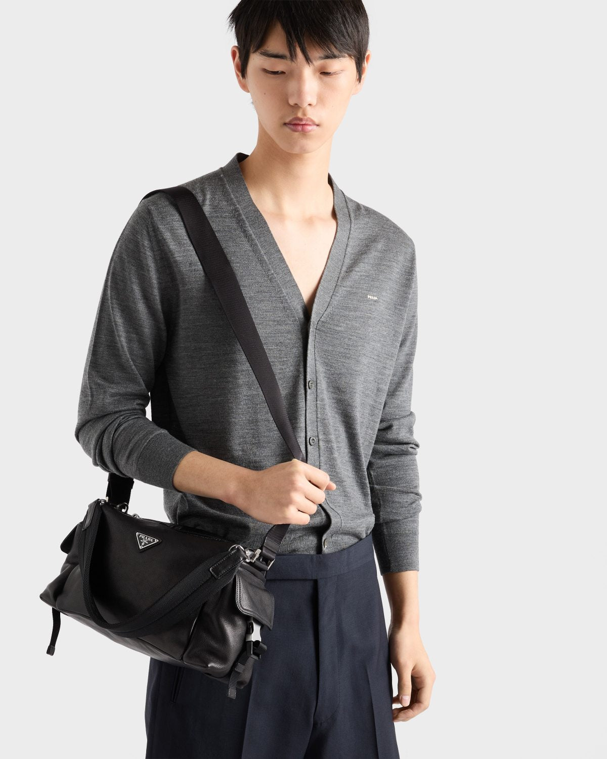 Prada Explore Re-nylon And Cowhide Leather Handbags New Messenger Bag Stylish Sporty Large-capacity Single-shoulder Crossbody Zipped Explore Bags 2VH206_2DW3_V_OOO #82927A